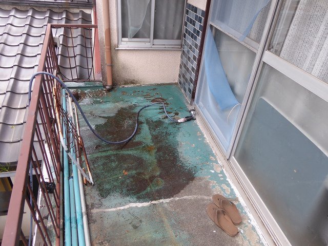 ベランダ防水・雨漏り修理工事 