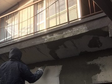 ベランダ防水・雨漏り修理工事 