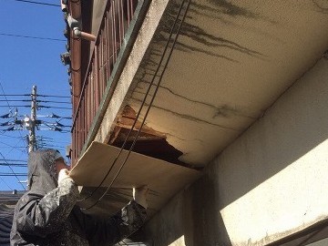 ベランダ防水・雨漏り修理工事 