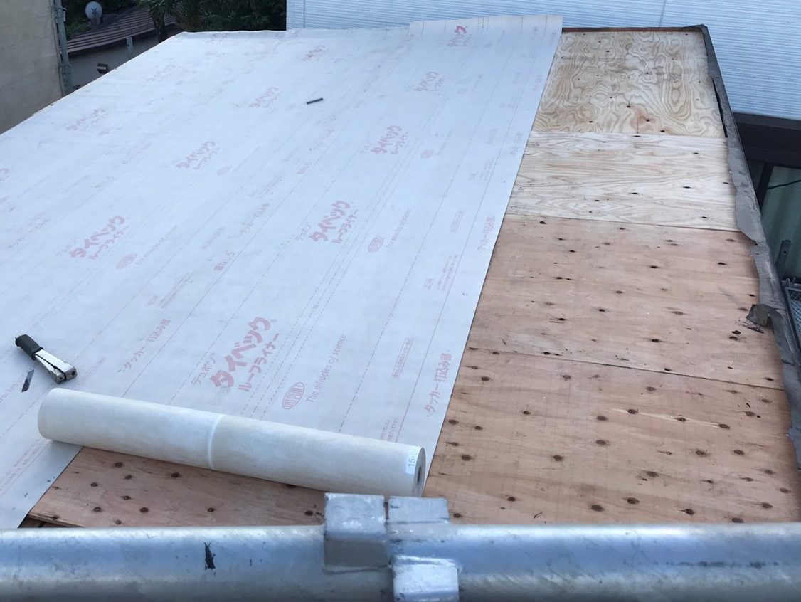 屋根葺き替え工事 