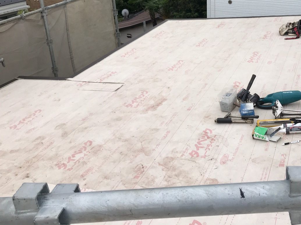 屋根葺き替え工事 