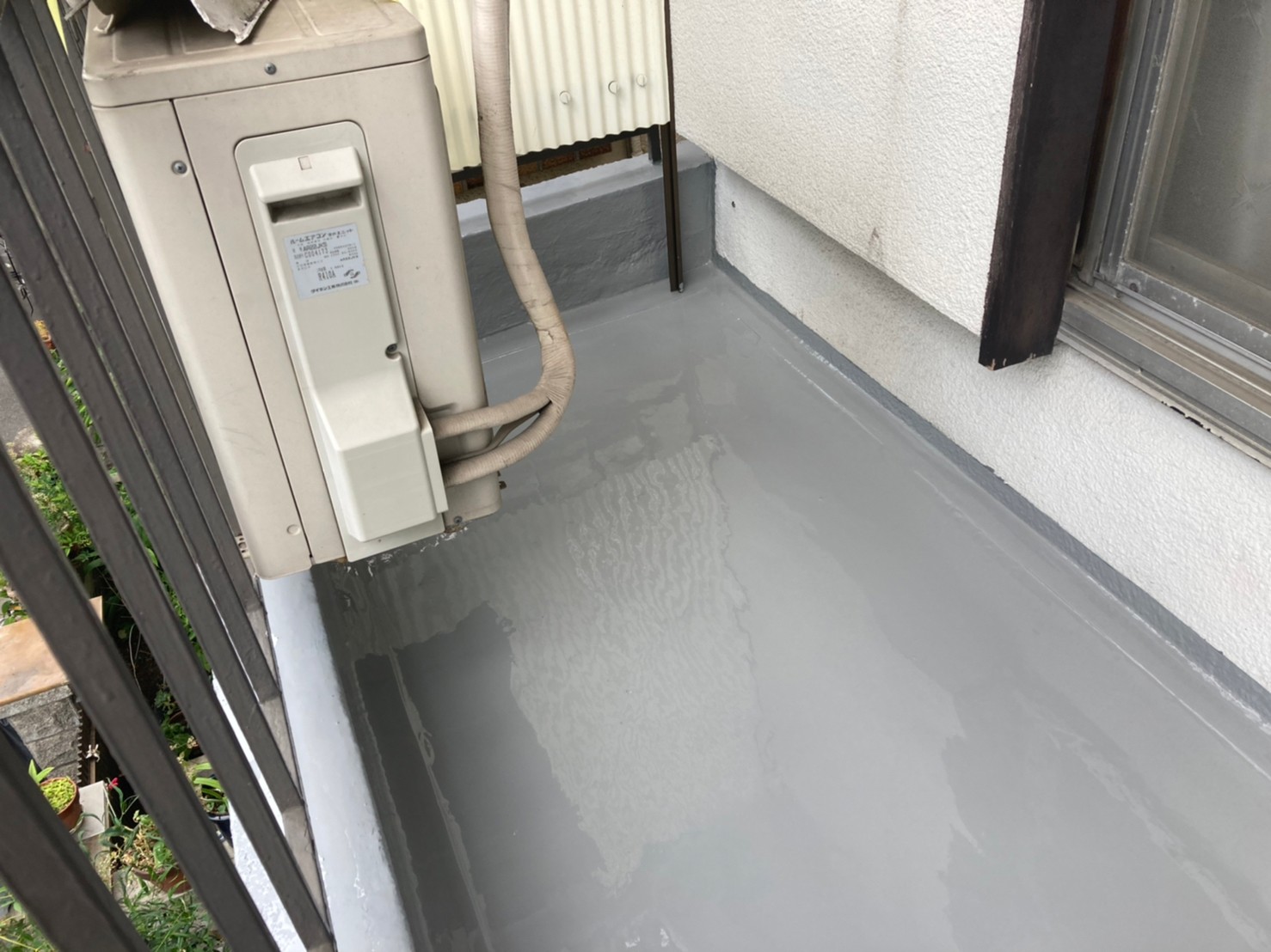 ベランダ防水工事（ウレタン密着防水） 