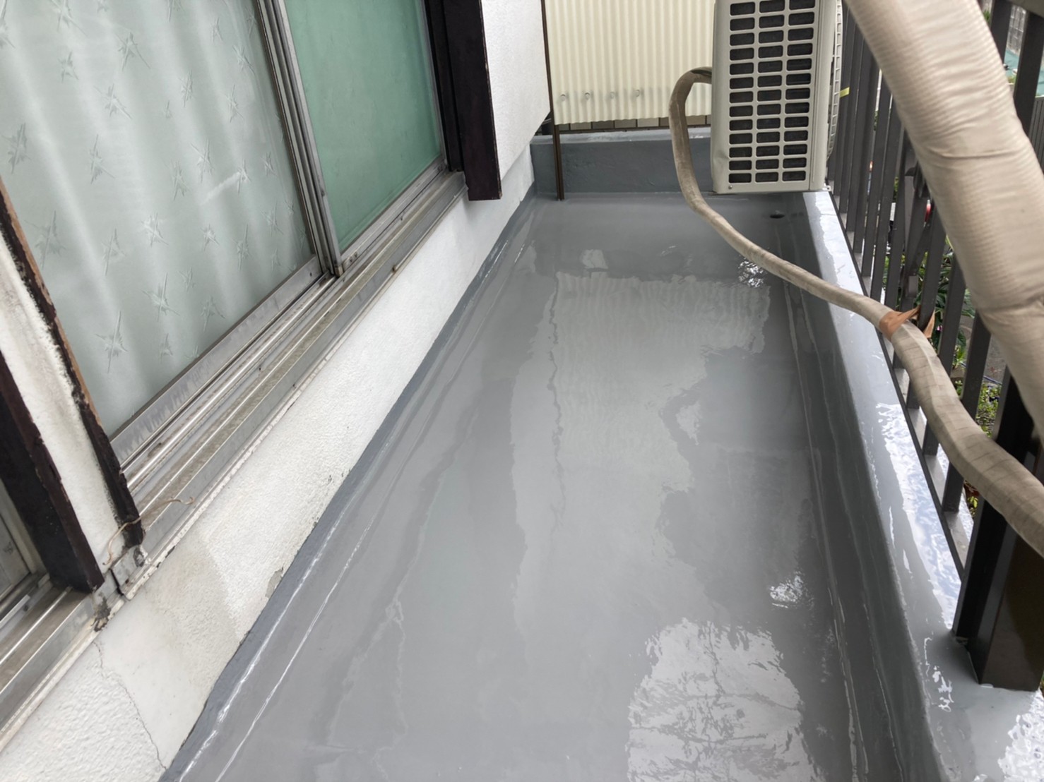 ベランダ防水工事（ウレタン密着防水） 
