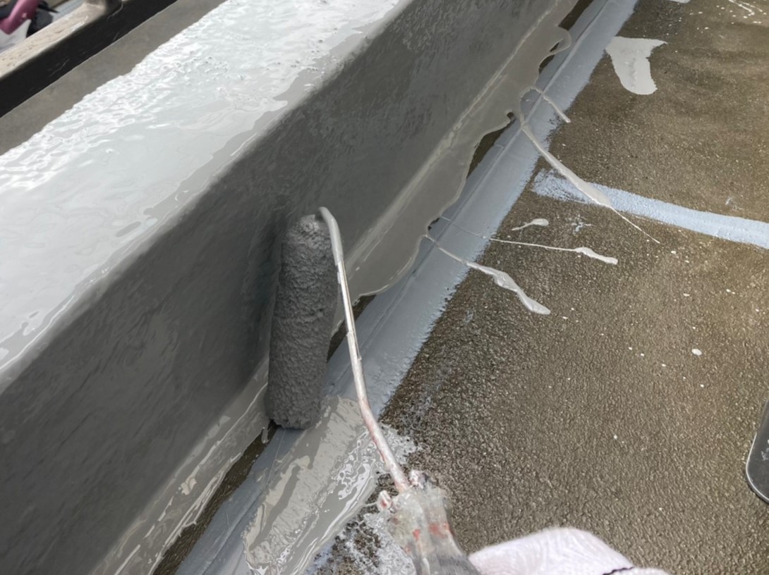 ベランダ防水工事（ウレタン密着防水）