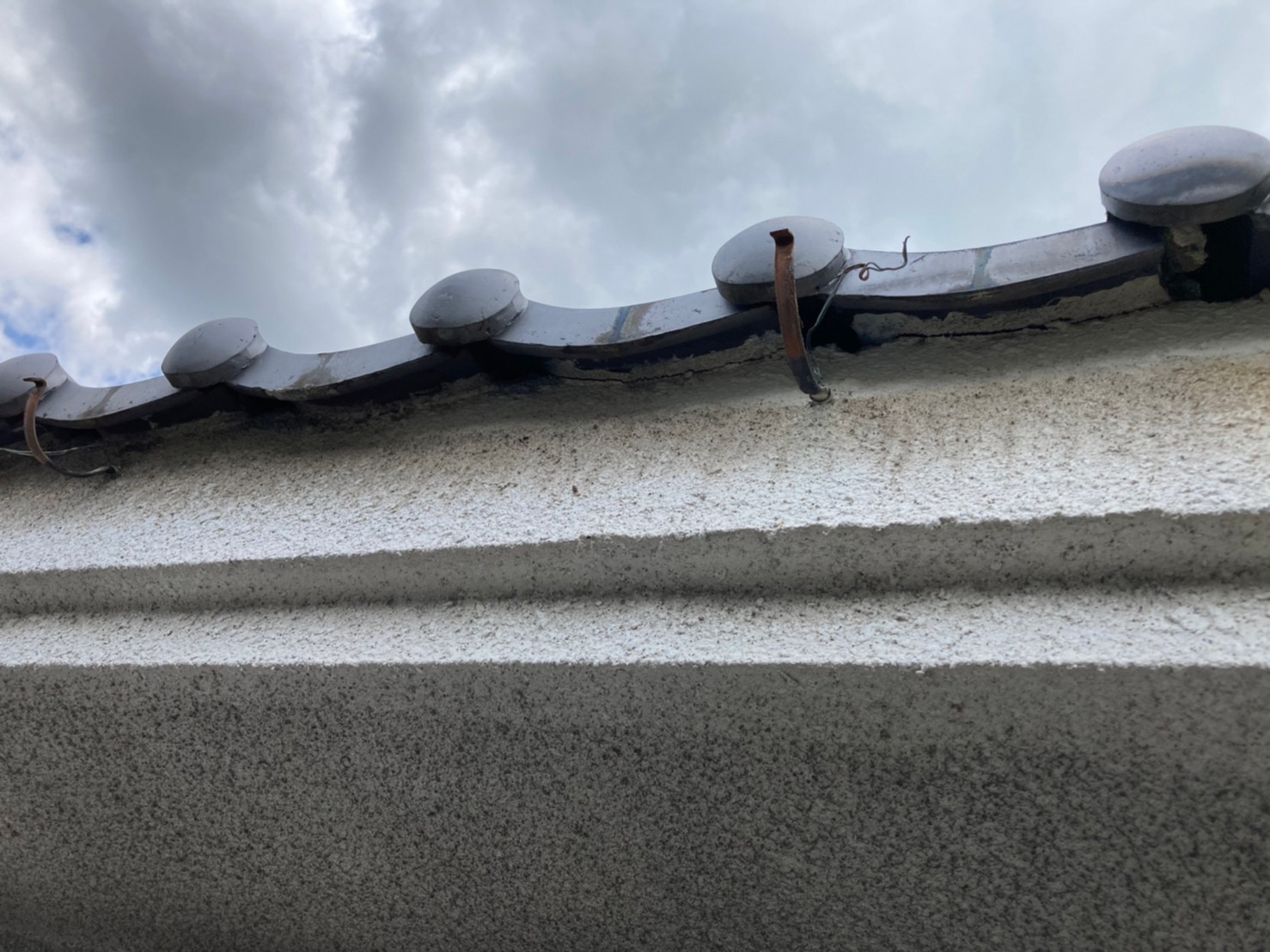 雨とい修理工事 