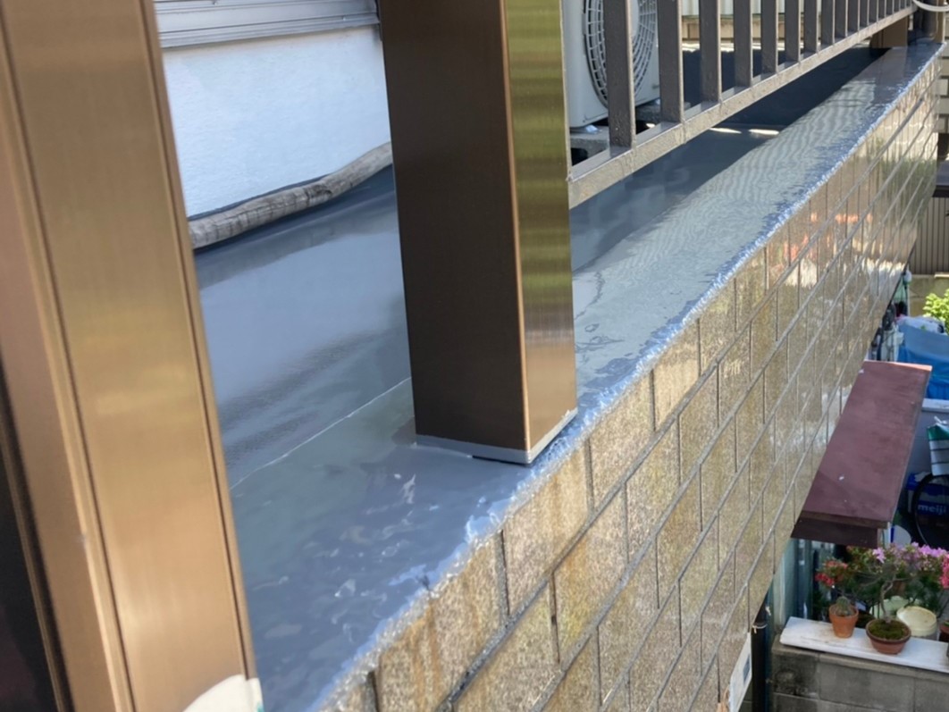 ベランダ防水工事（ウレタン密着防水） 