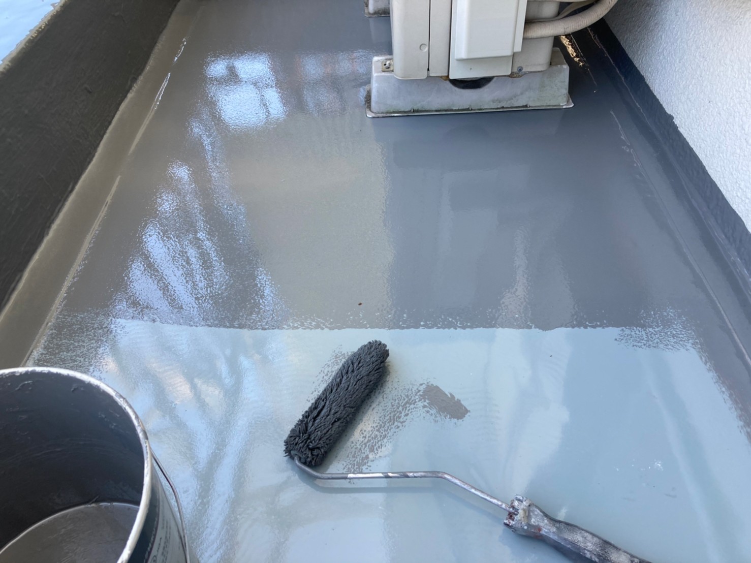 ベランダ防水工事（ウレタン密着防水） 