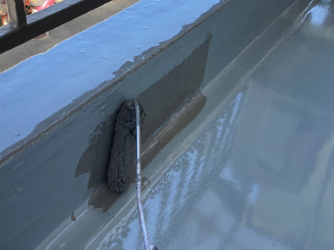 ベランダ防水工事（ウレタン密着防水） 