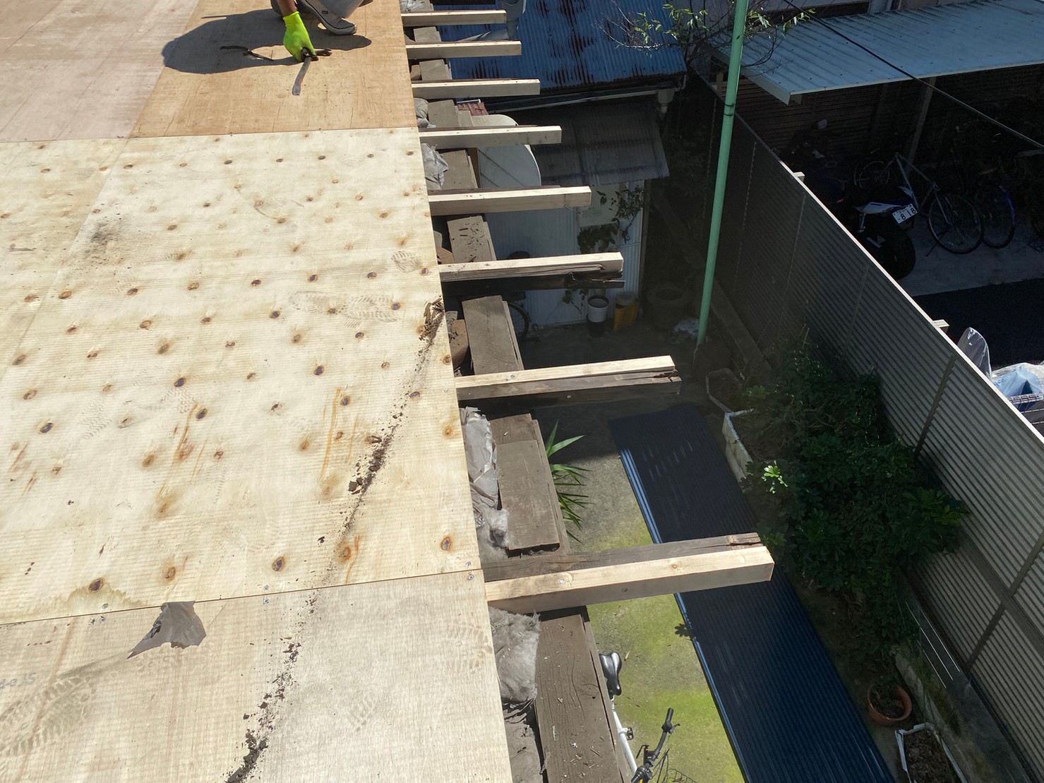 屋根葺き替え工事 