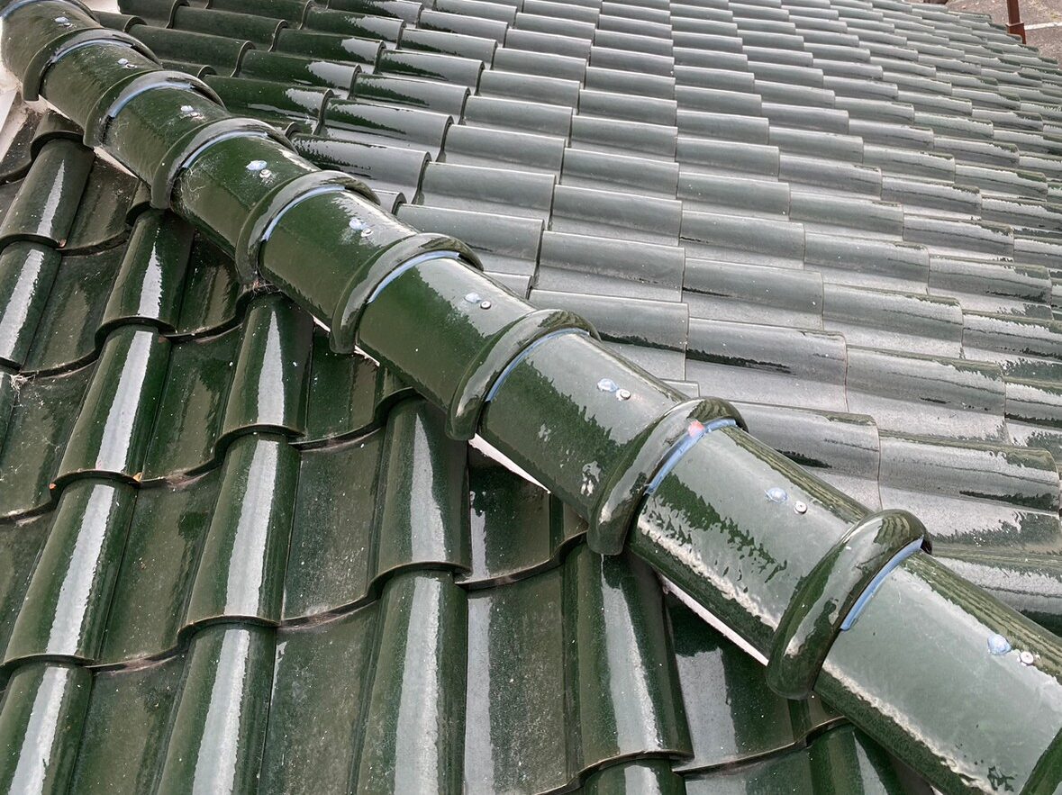 屋根補修工事(下屋裏面) 