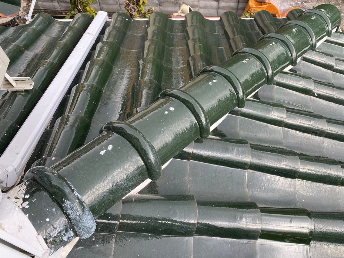 屋根補修工事(下屋正面) 