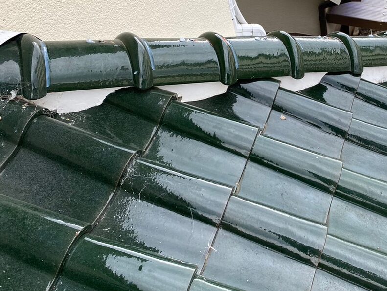 屋根補修工事(下屋裏面) 