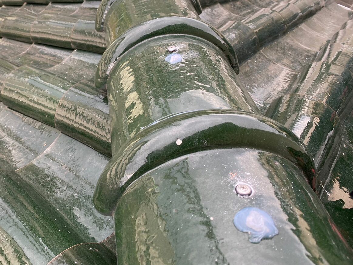 屋根補修工事(下屋裏面) 