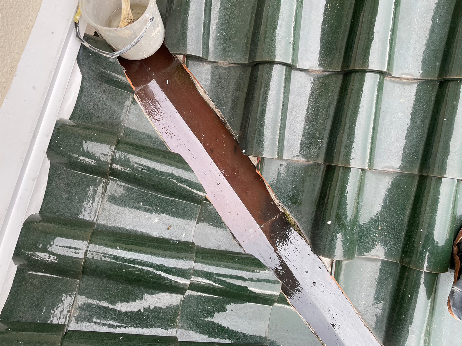 屋根補修工事(下屋) 