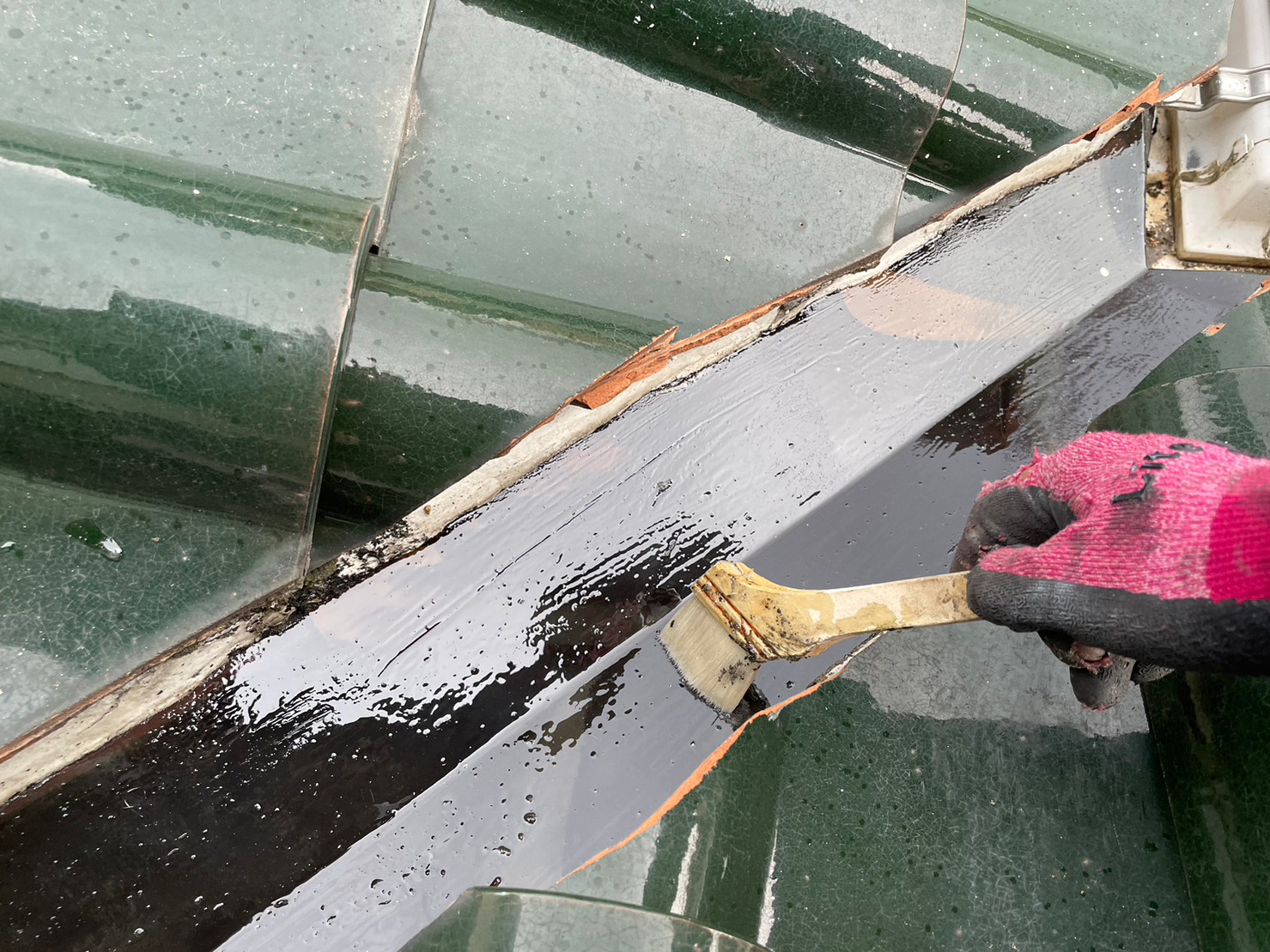 屋根補修工事(下屋) 