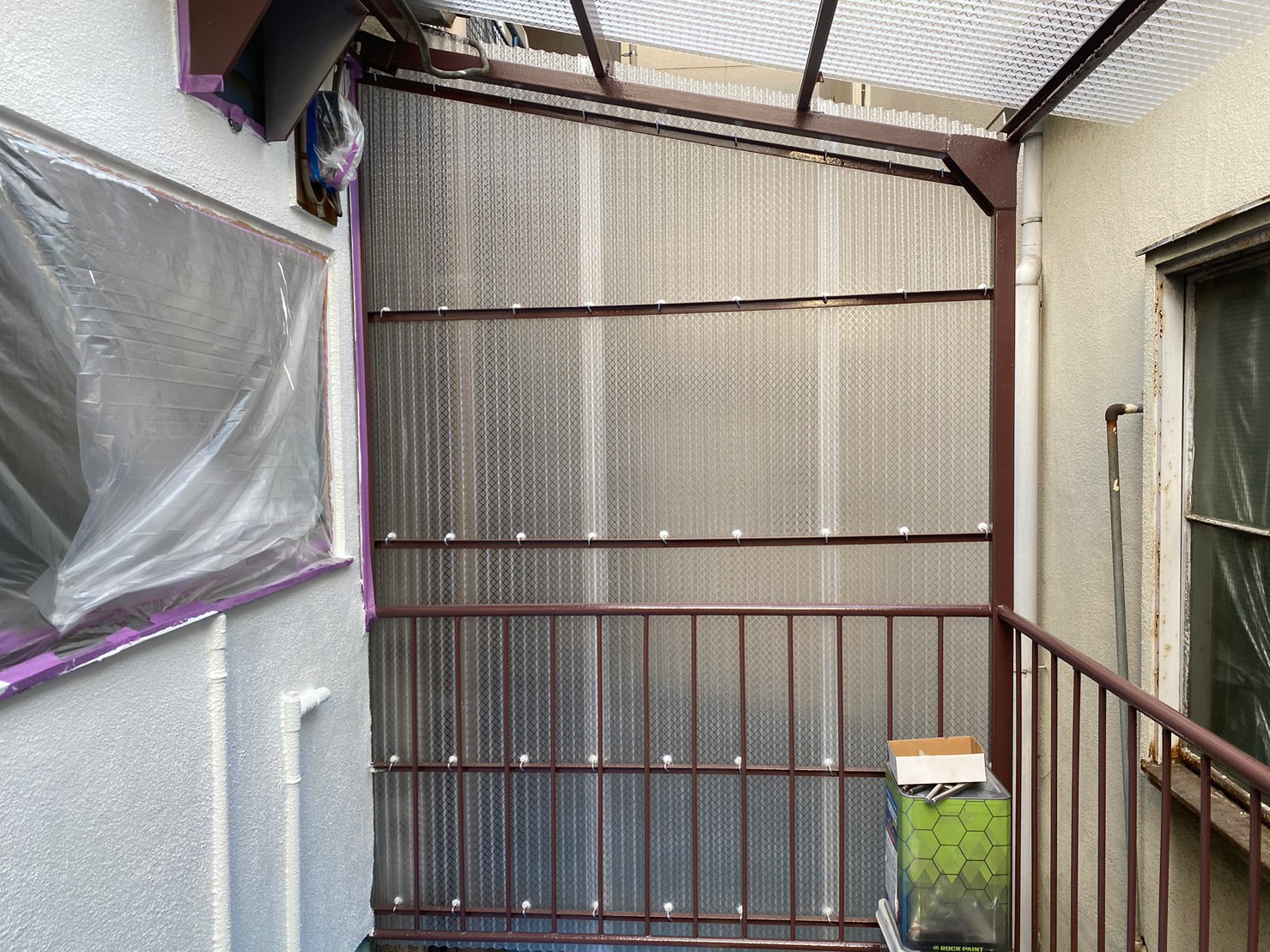 ポリカ張替え工事 