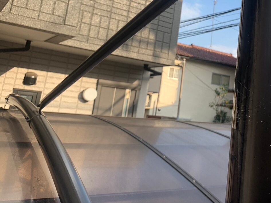 R5.3/22　杉並区　K様邸　カーポート上鉄部塗装工事