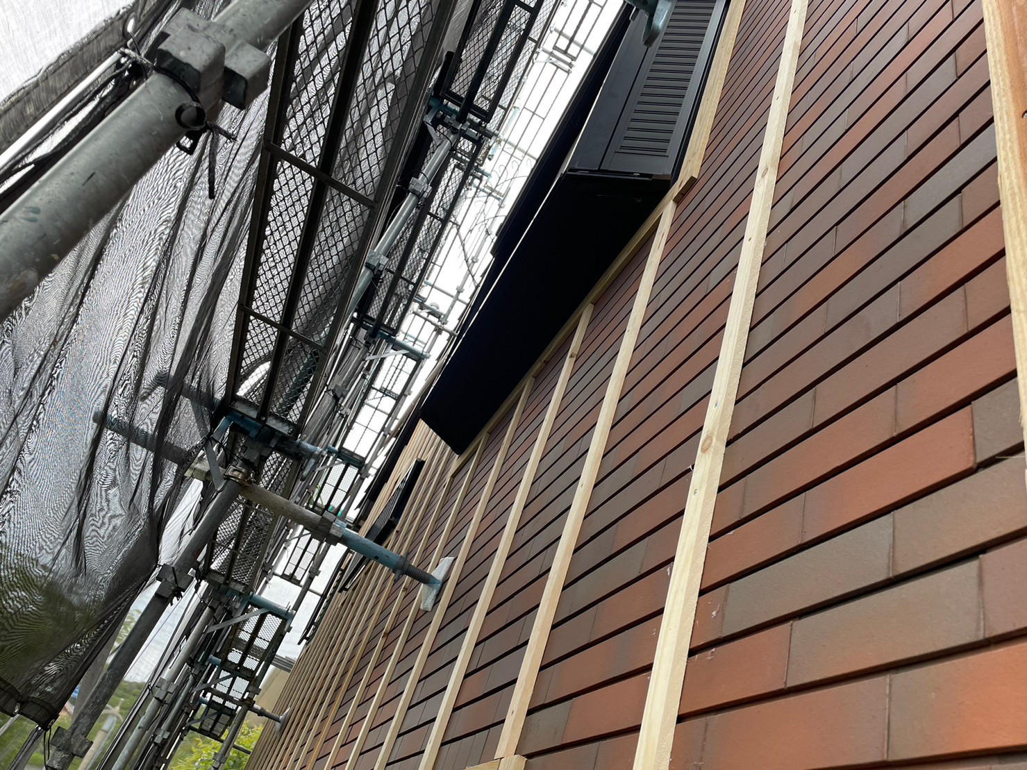 外壁金属サイディング工事 