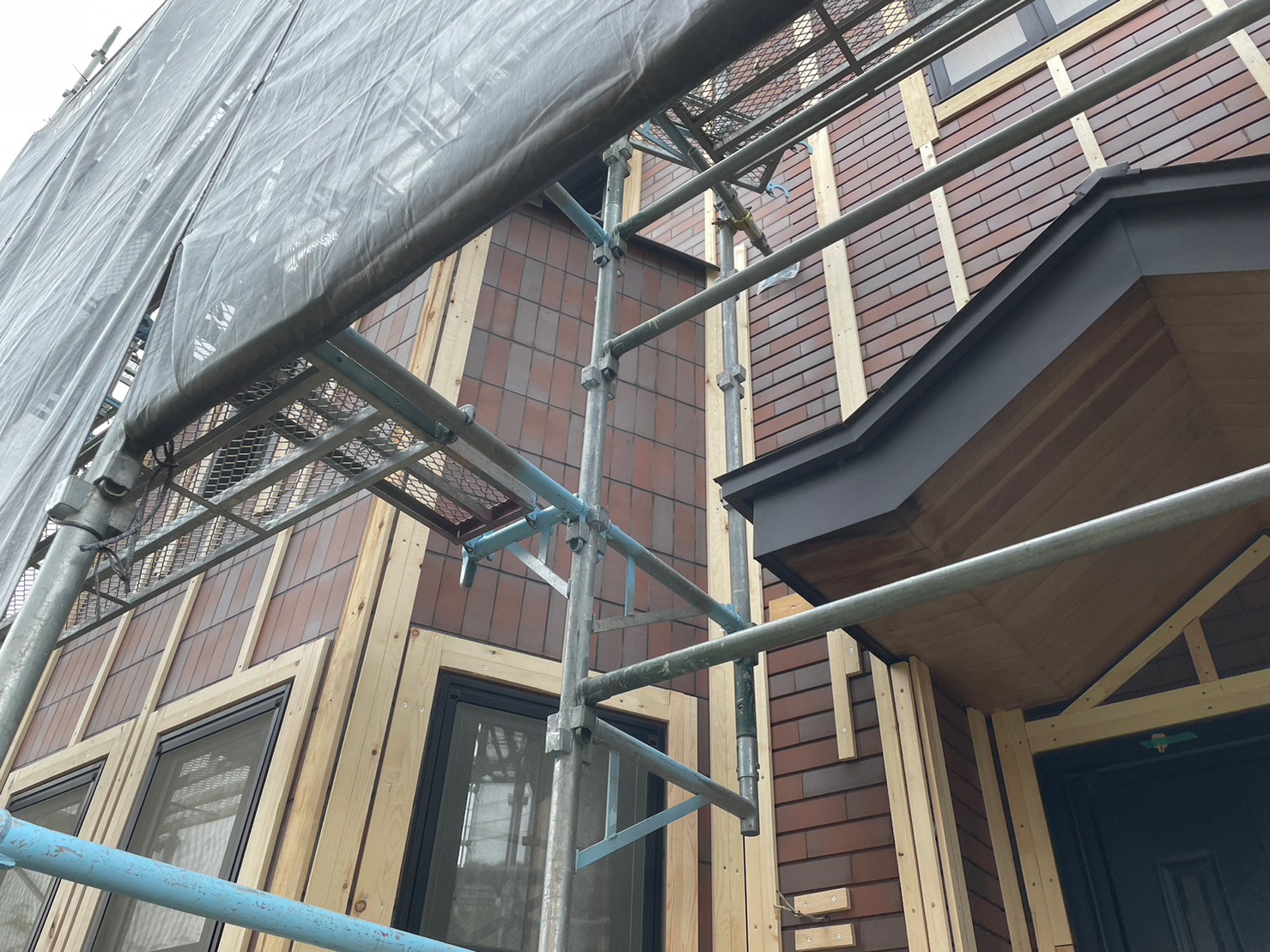 外壁金属サイディング工事 