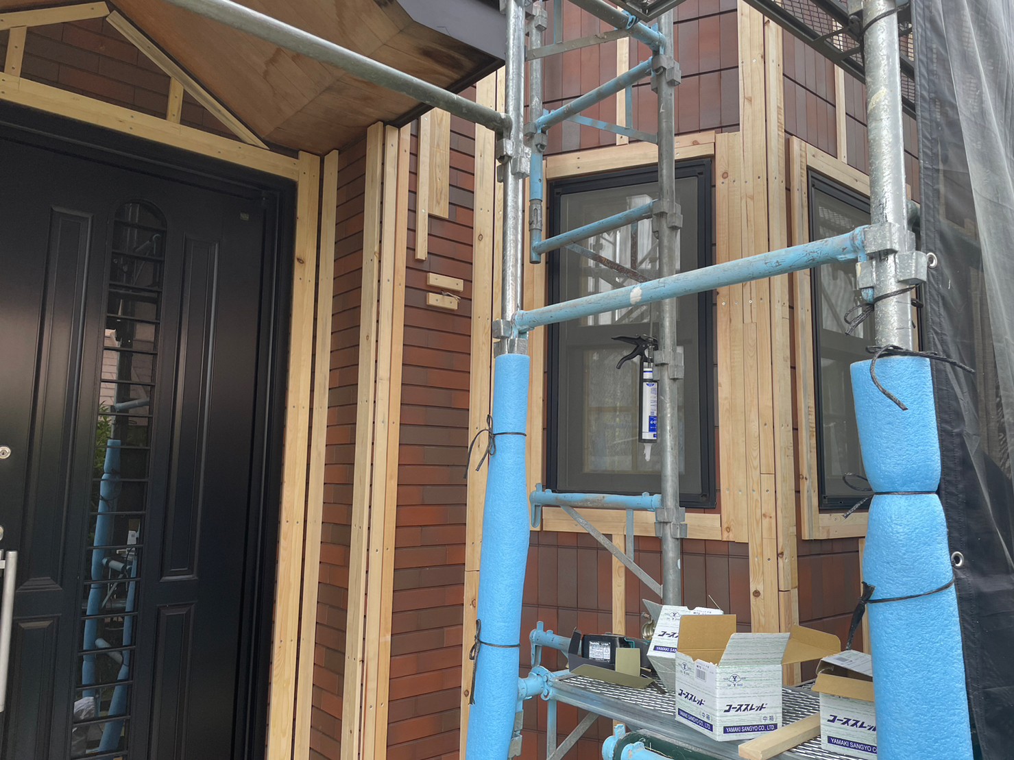 外壁金属サイディング工事 