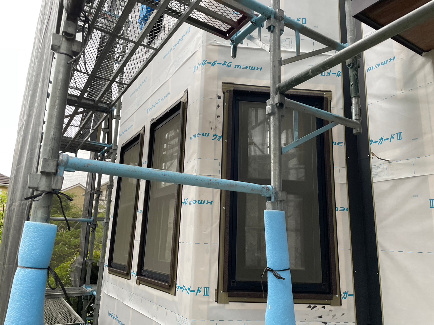 外壁金属サイディング工事 