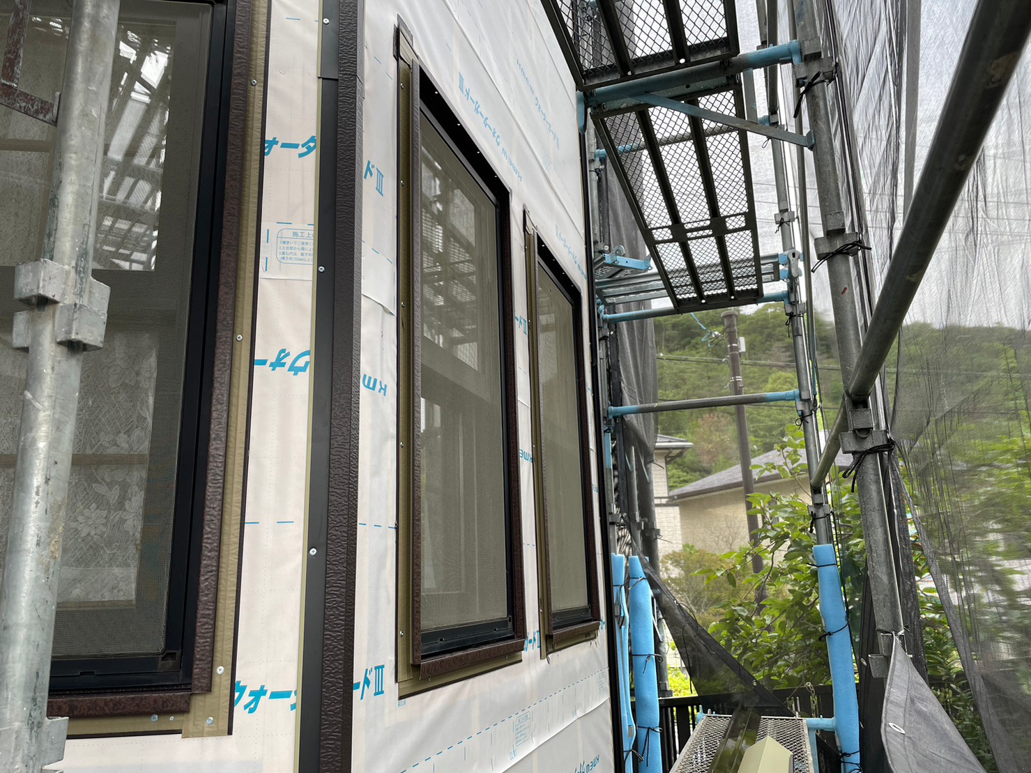 外壁金属サイディング工事 