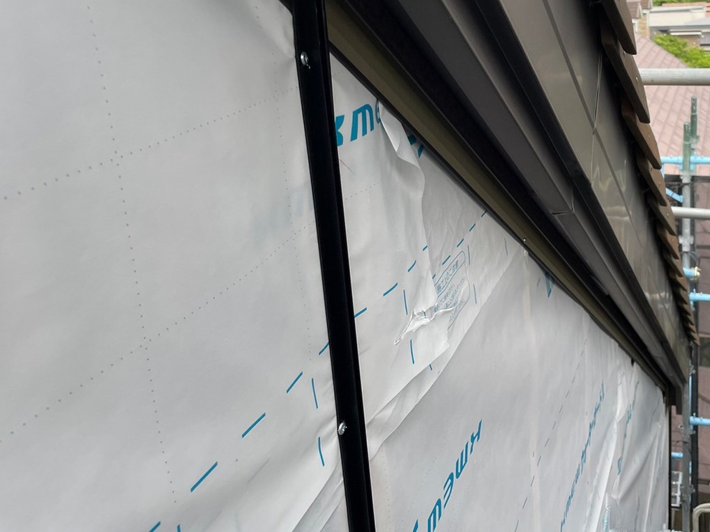 外壁金属サイディング工事 