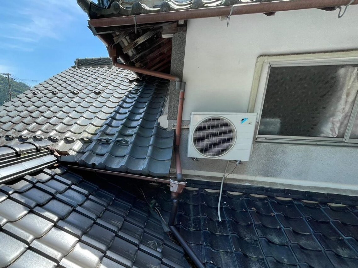 雨とい架け替え工事 