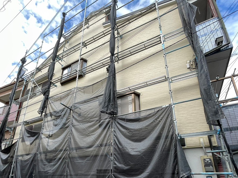 金属サイディングカバー工事 