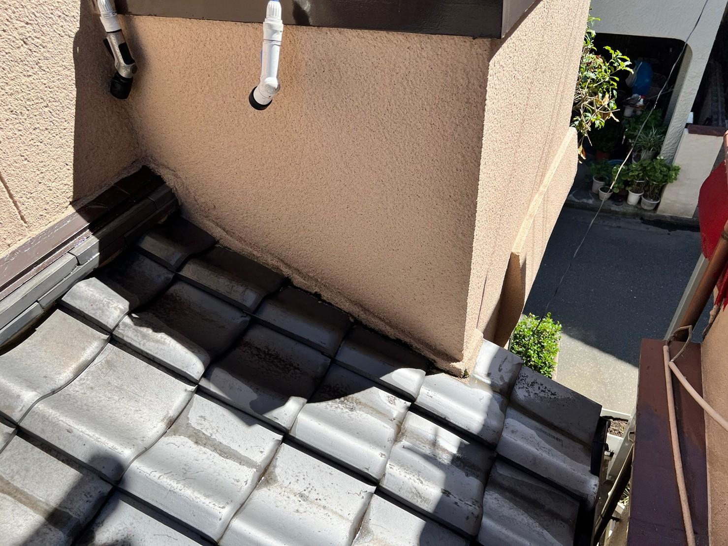 壁、笠木、水切り取り付け工事