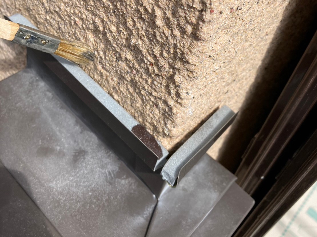 壁、笠木、水切り取り付け工事