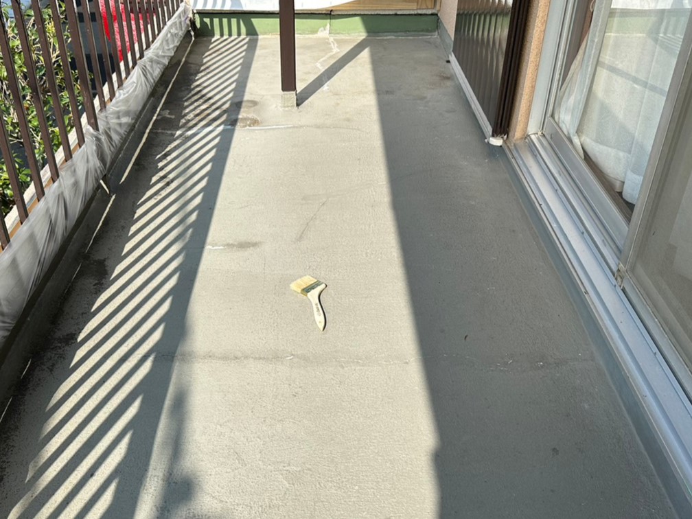 ベランダ密着ウレタン防水工事