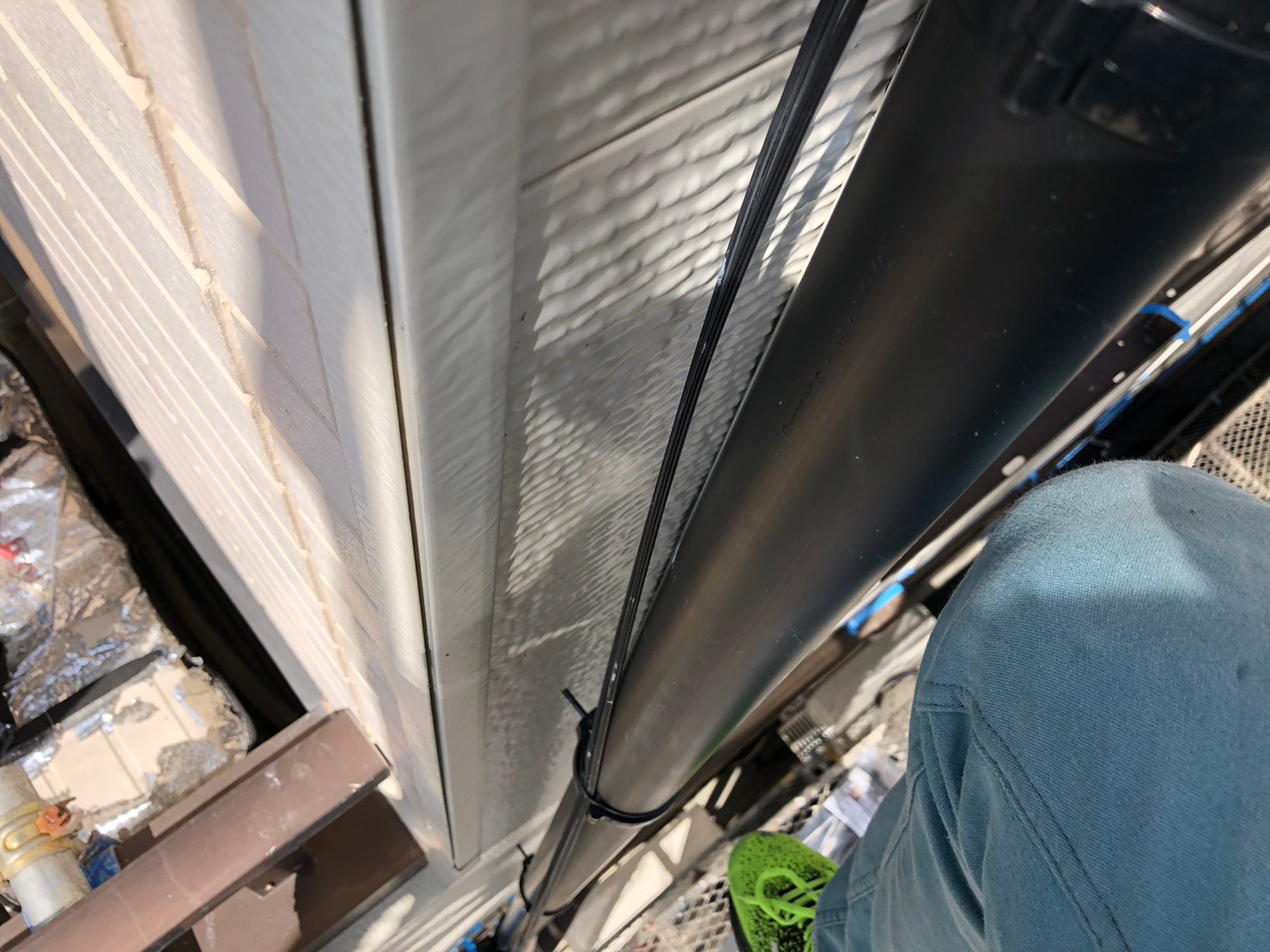 金属サイディングカバー工事 