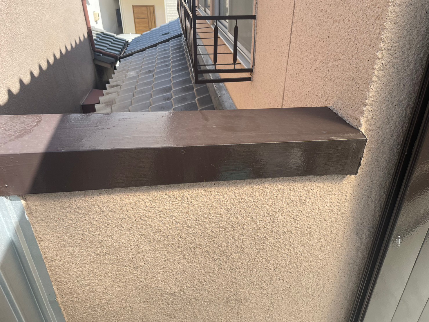 壁、笠木、水切り取り付け工事