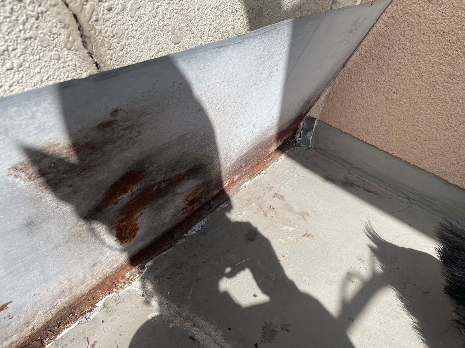 壁、笠木、水切り取り付け工事