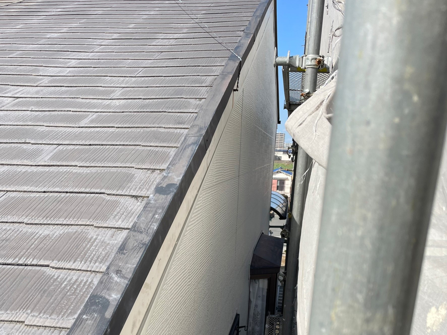 金属サイディングカバー工事 