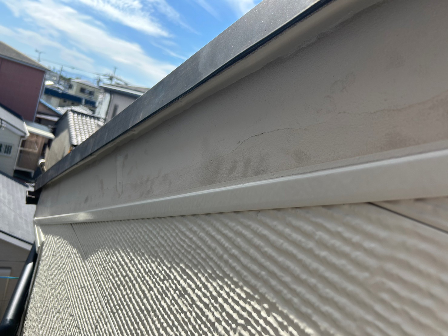 金属サイディングカバー工事 