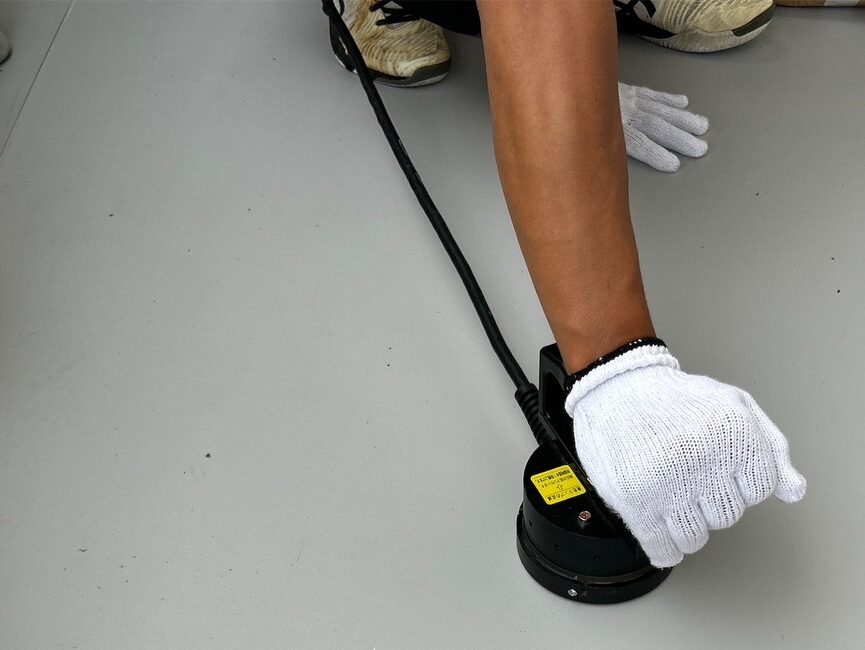 塩ビシート防水工事（機械固定工法） 