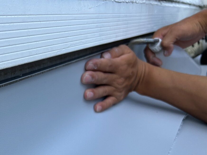 塩ビシート防水工事（機械固定工法） 