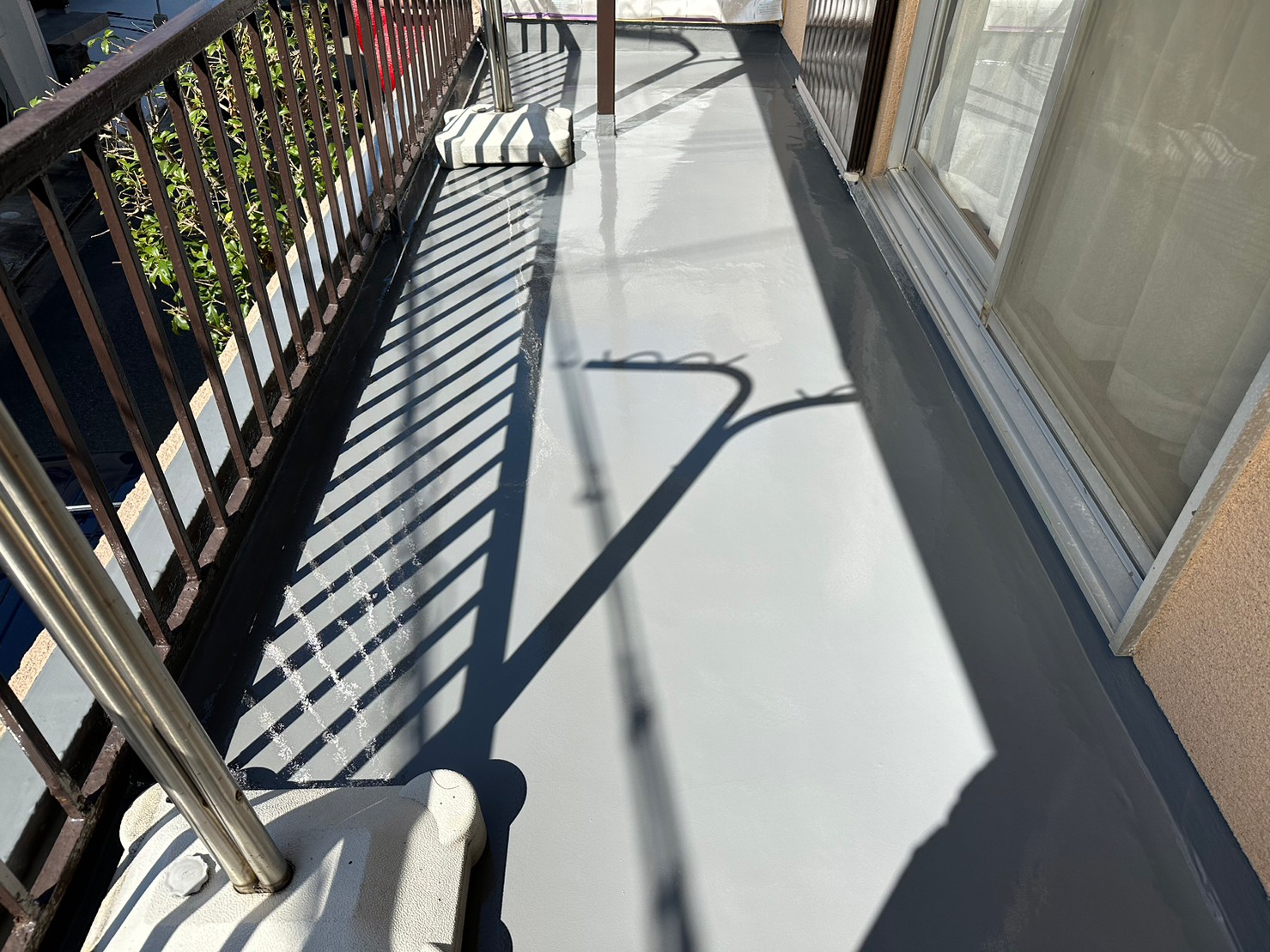 ベランダ密着ウレタン防水工事