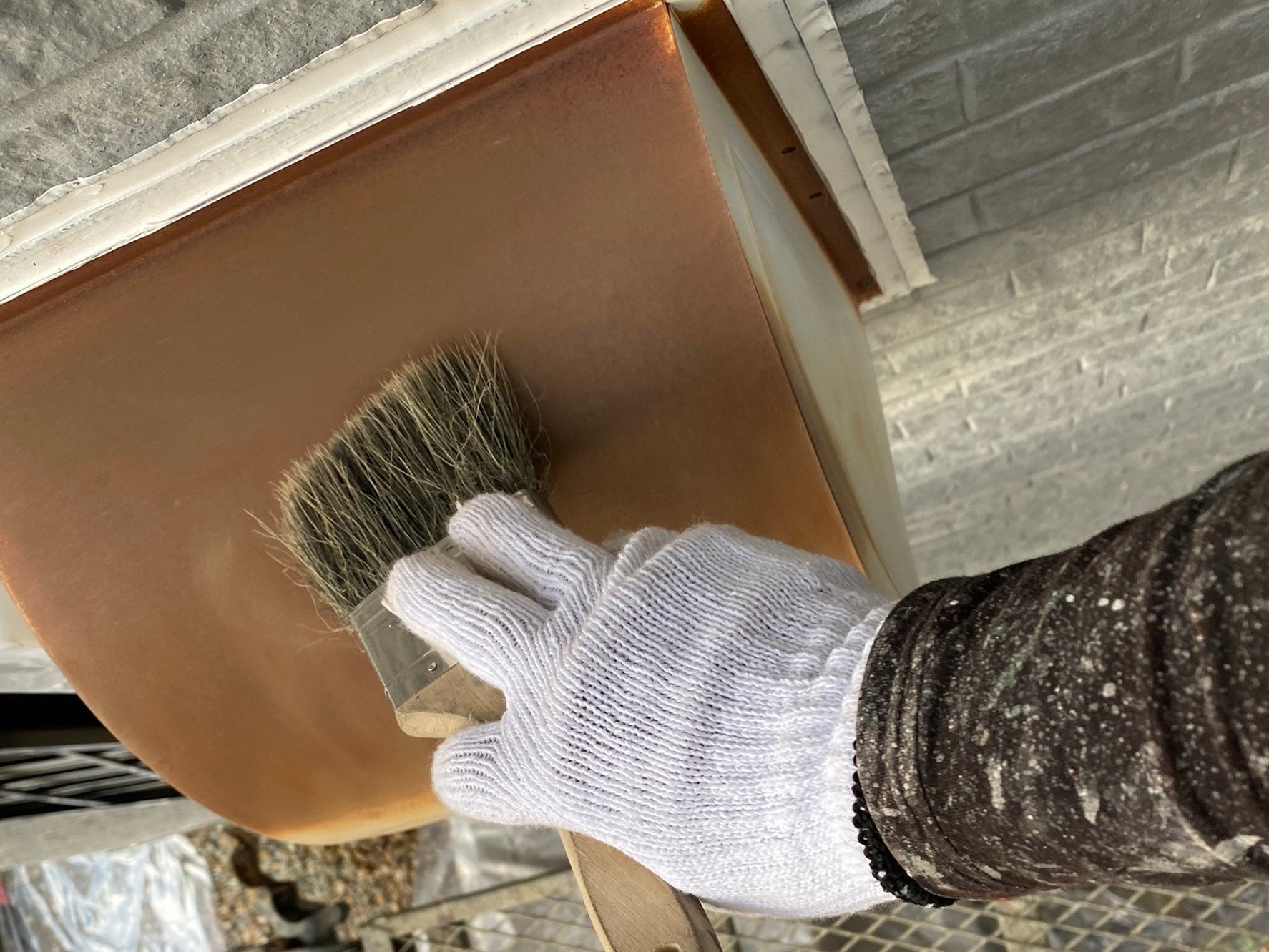 付帯部塗装工事 