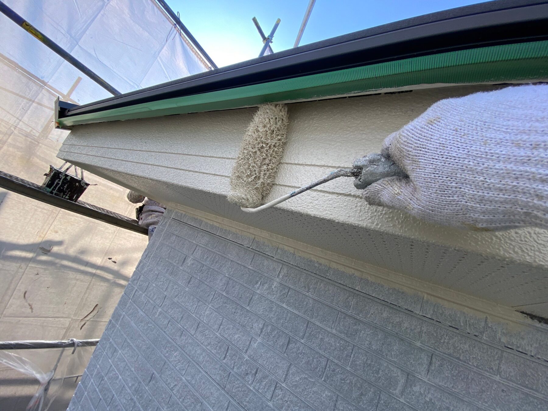 付帯部塗装工事 