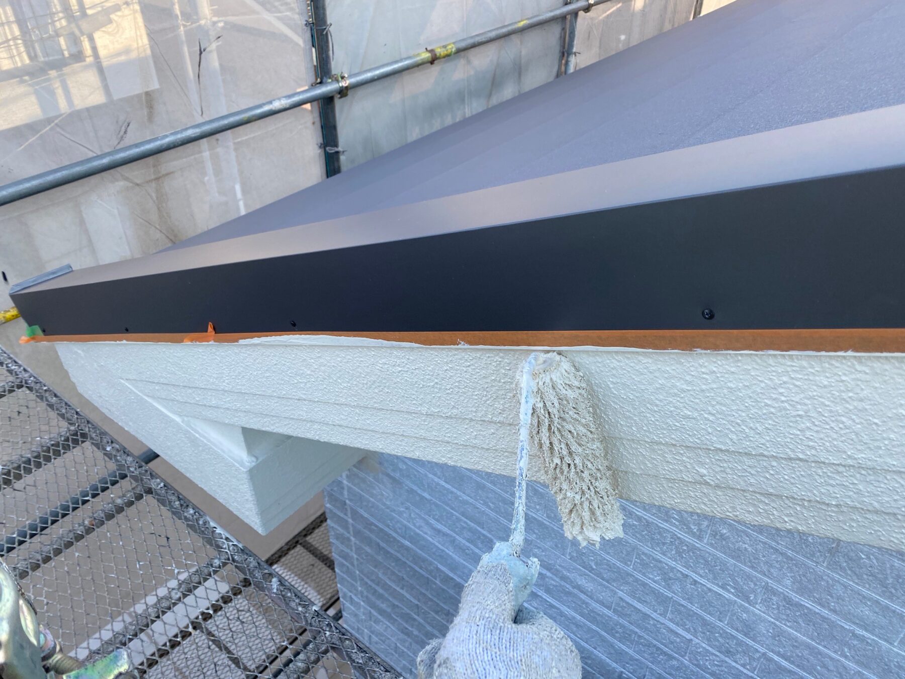 付帯部塗装工事 