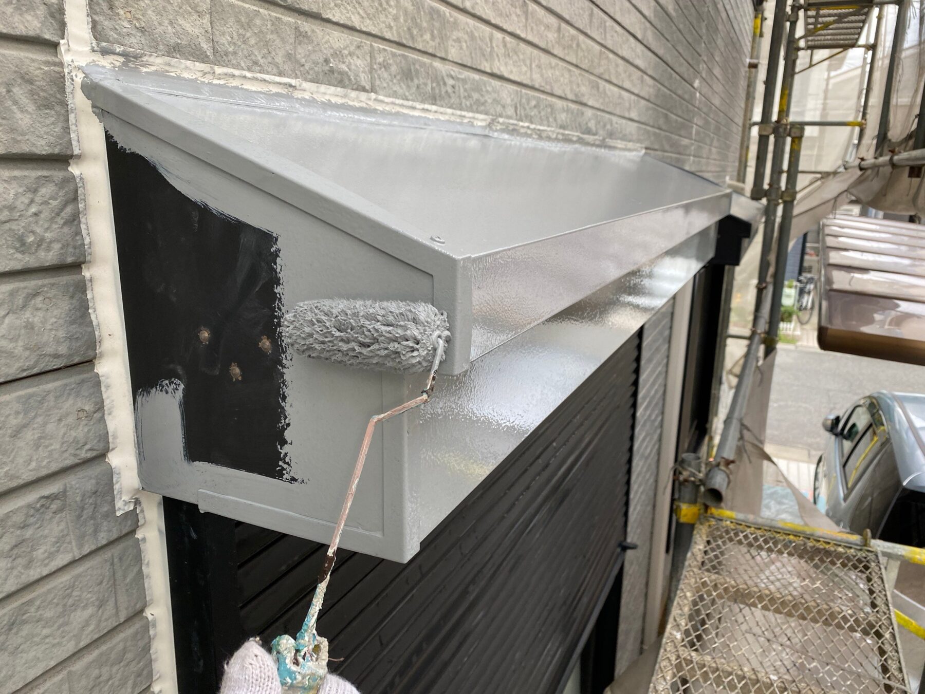 付帯部塗装工事 