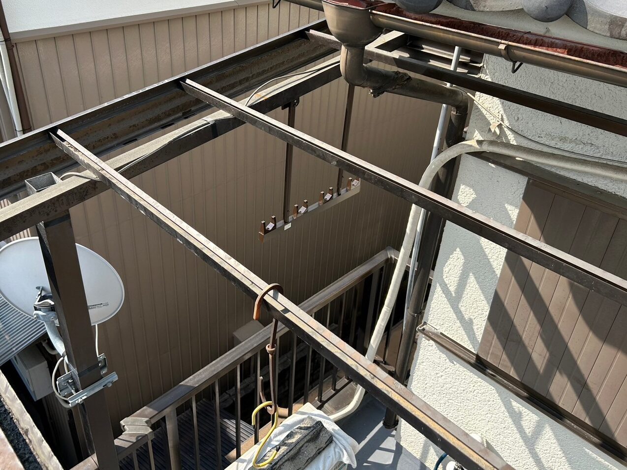 ベランダポリカ張替え工事 