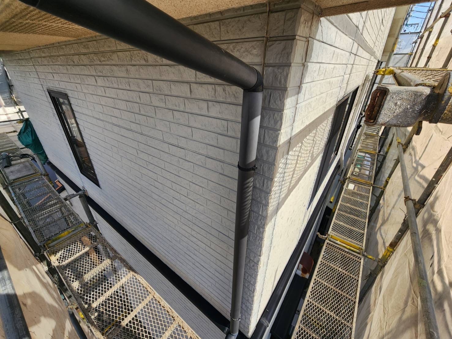 雨とい掛け替え工事 