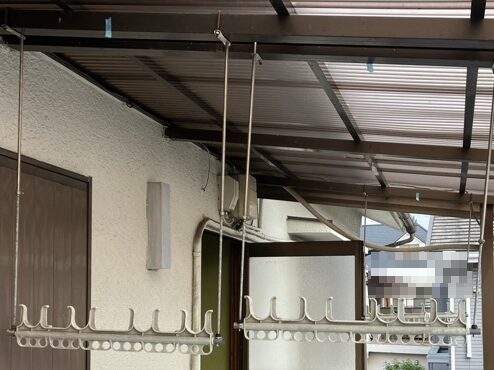 物干し交換工事 