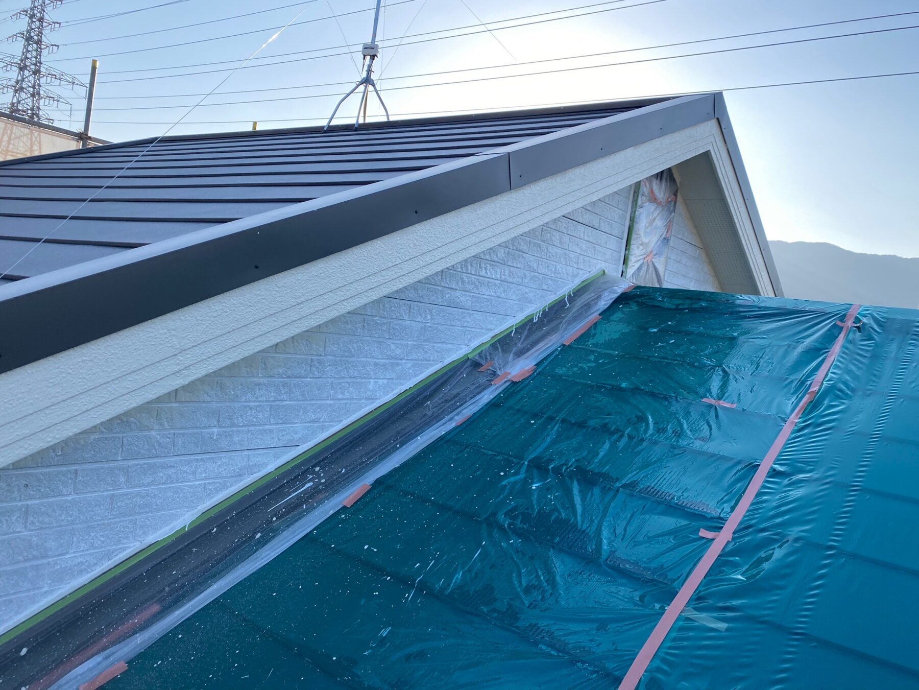 付帯部塗装工事 