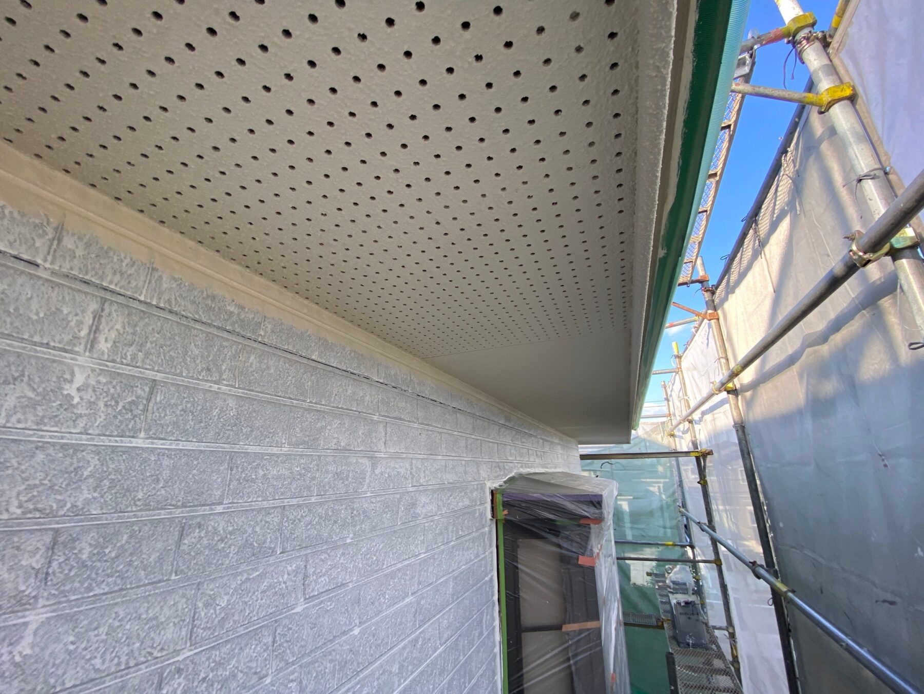 付帯部塗装工事 