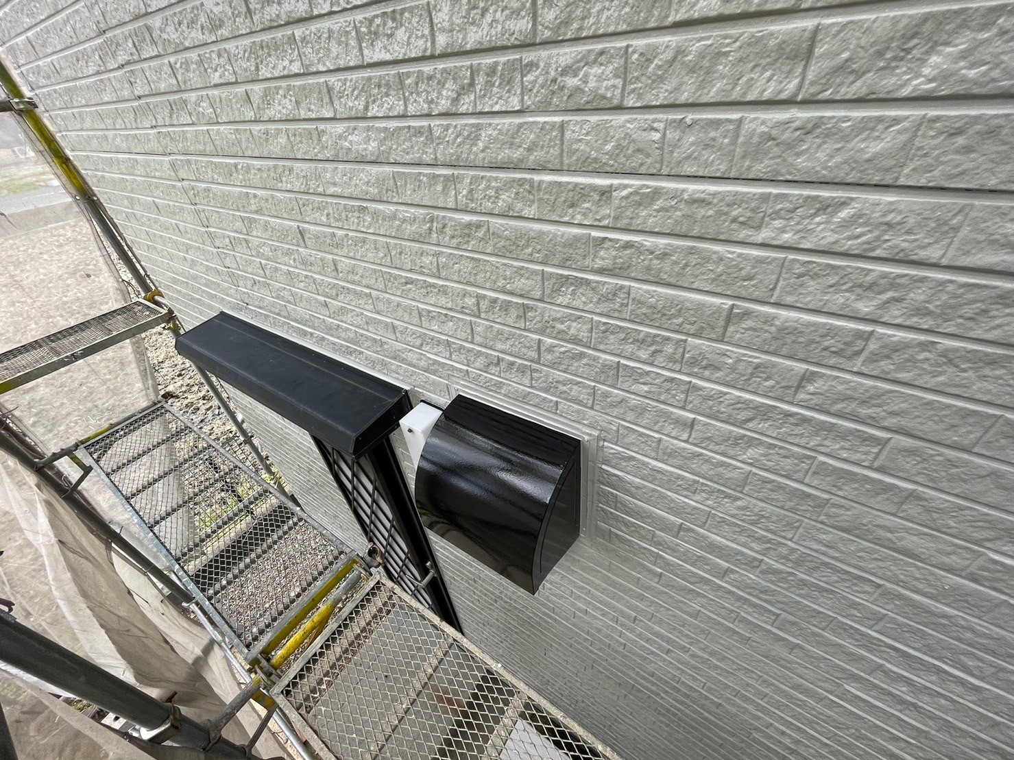 足場解体前確認 